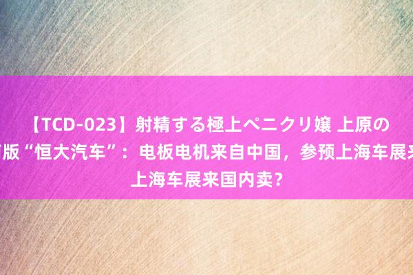 【TCD-023】射精する極上ペニクリ嬢 上原のぞみ 越南版“恒大汽车”：电板电机来自中国，参预上海车展来国内卖？