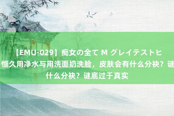 【EMU-029】痴女の全て M グレイテストヒッツ 4時間 恒久用净水与用洗面奶洗脸，皮肤会有什么分袂？谜底过于真实